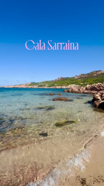 Il paesaggio costiero di Cala Sarraina